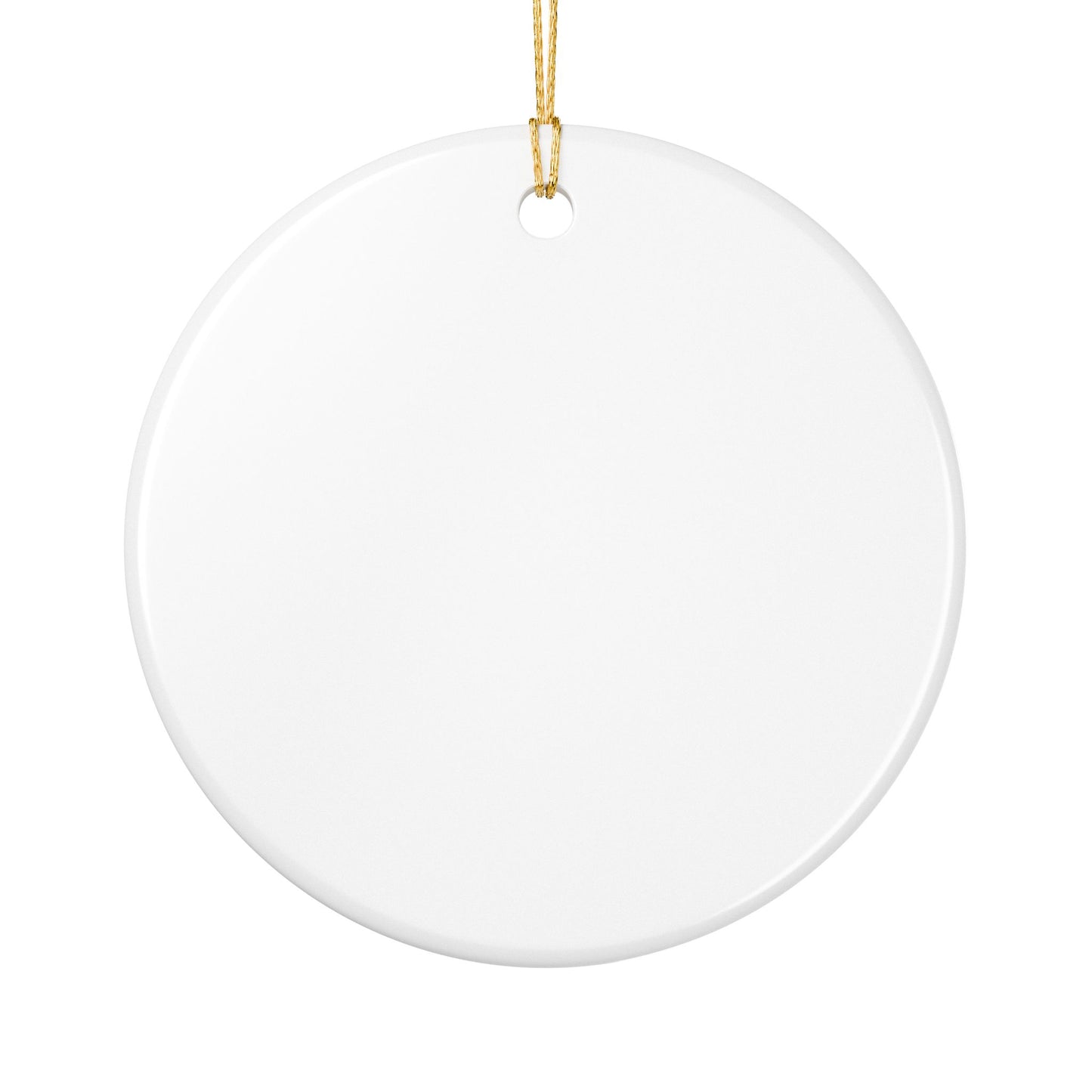 Festive 3D Snowman Ceramic Ornament — Holiday Tree Decoration