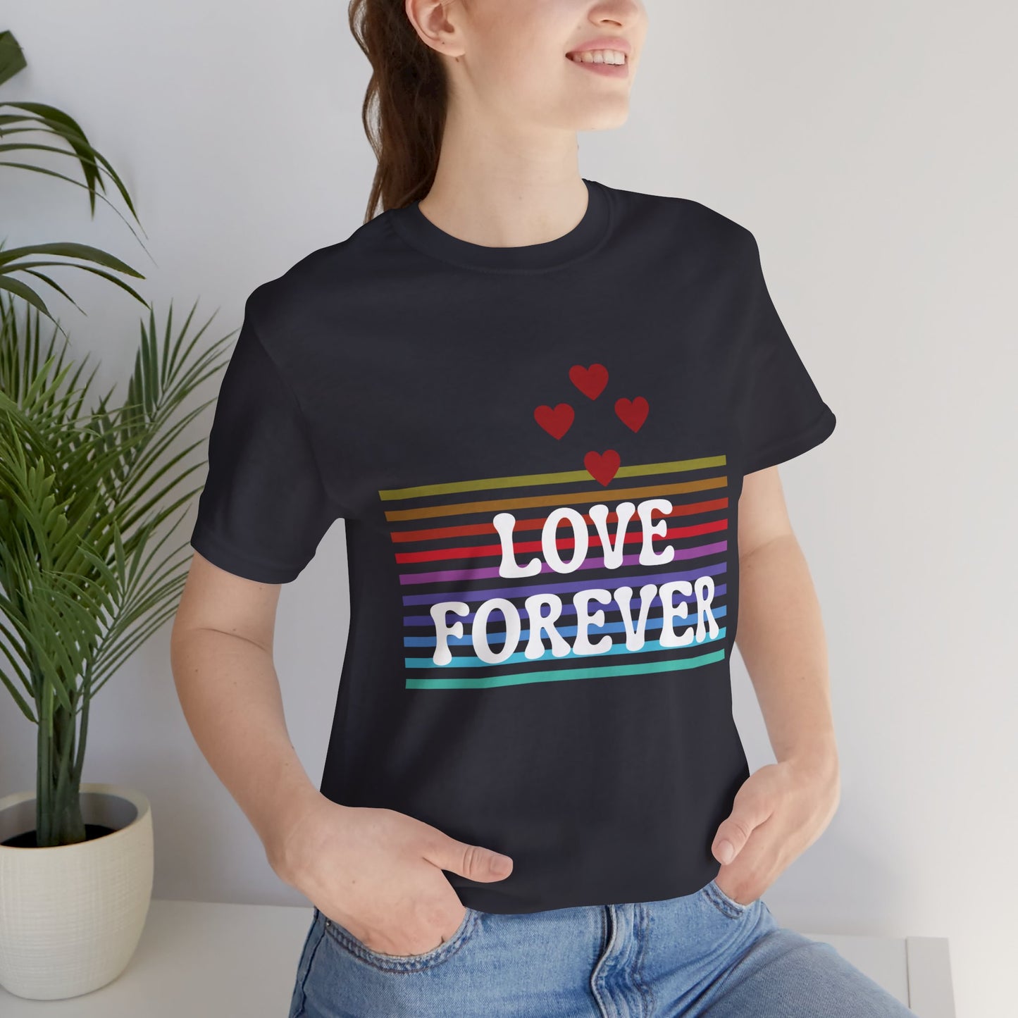 Love Forever Graphic Tee I Ring-spun Cotton