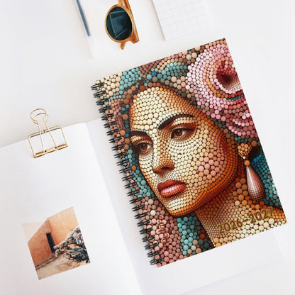 Colorful 2026-2027 Creative Spiral Notebook with Vibrant Artwork