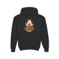 Halloween Cutie Youth Hoodie — Cute Ghost & Jack-O’-Lantern Kids Pullover