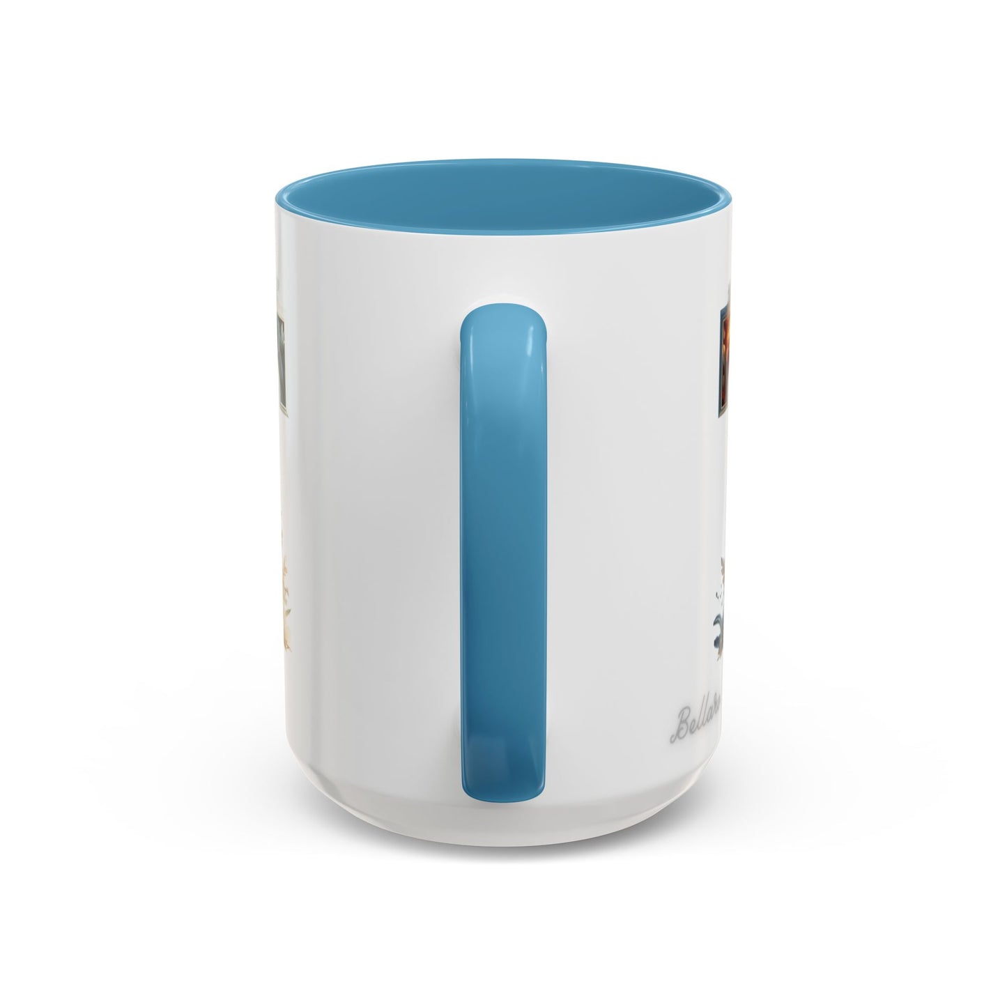 Accent Letter 'T' Coffee Mug — Colorful 15oz Personalized Initial Mug