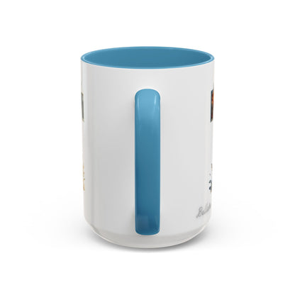 Accent Letter 'T' Coffee Mug — Colorful 15oz Personalized Initial Mug