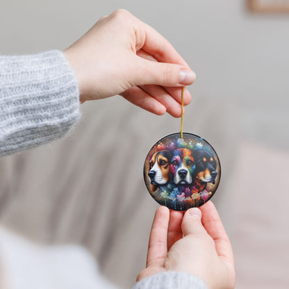 First Family 2026 Ceramic Ornament — 3D Dog Decoration