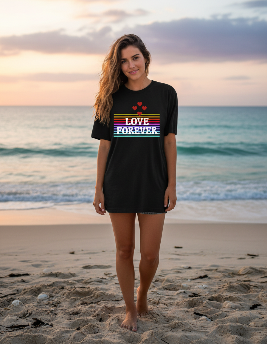 Love Forever Graphic Tee I Ring-spun Cotton