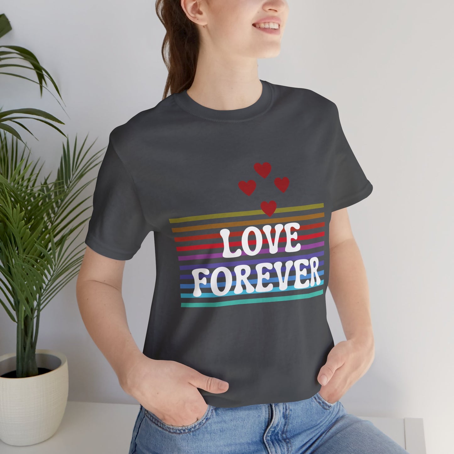 Love Forever Graphic Tee I Ring-spun Cotton