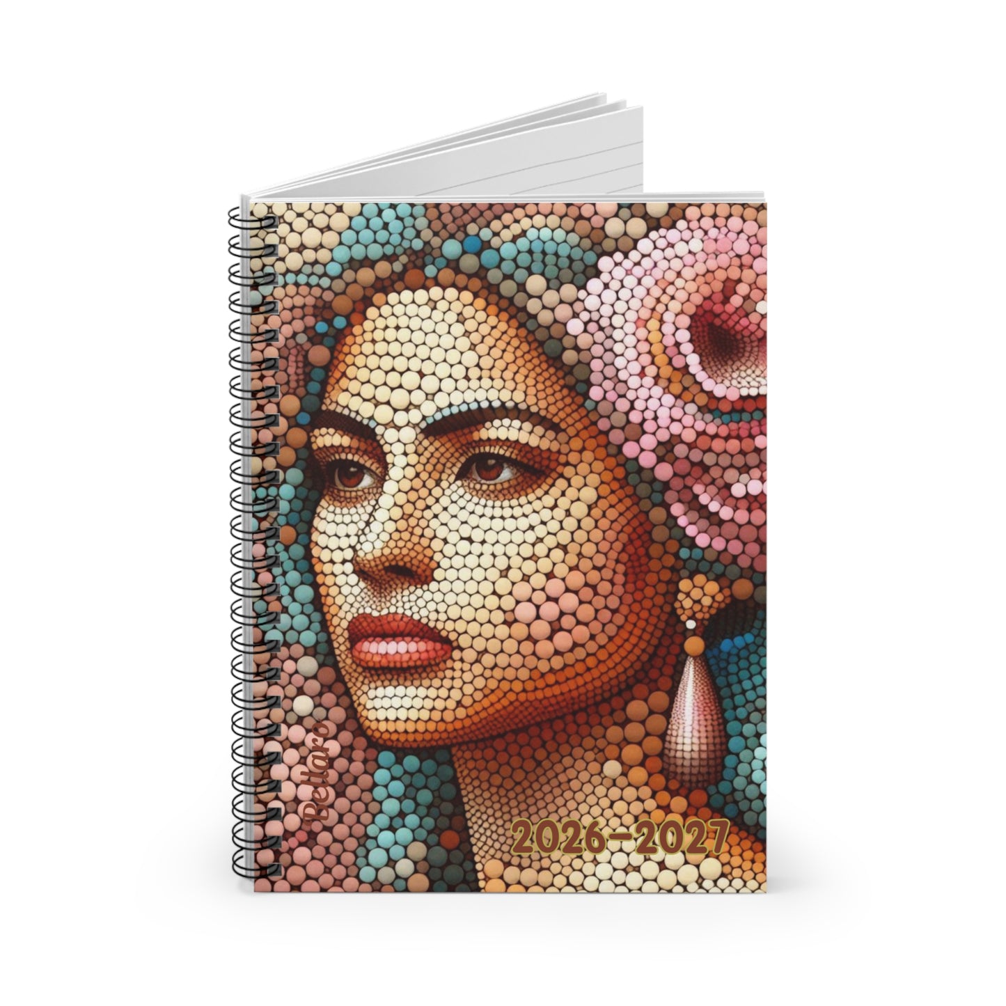 Colorful 2026-2027 Creative Spiral Notebook with Vibrant Artwork