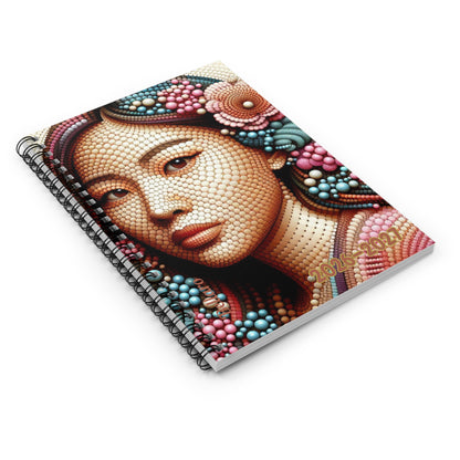 Artistic 2026-2027 Spiral Notebook - Ruled Pages, Colorful Floral Design