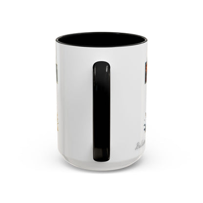 Accent Letter 'T' Coffee Mug — Colorful 15oz Personalized Initial Mug