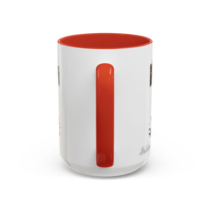 Accent Letter 'T' Coffee Mug — Colorful 15oz Personalized Initial Mug