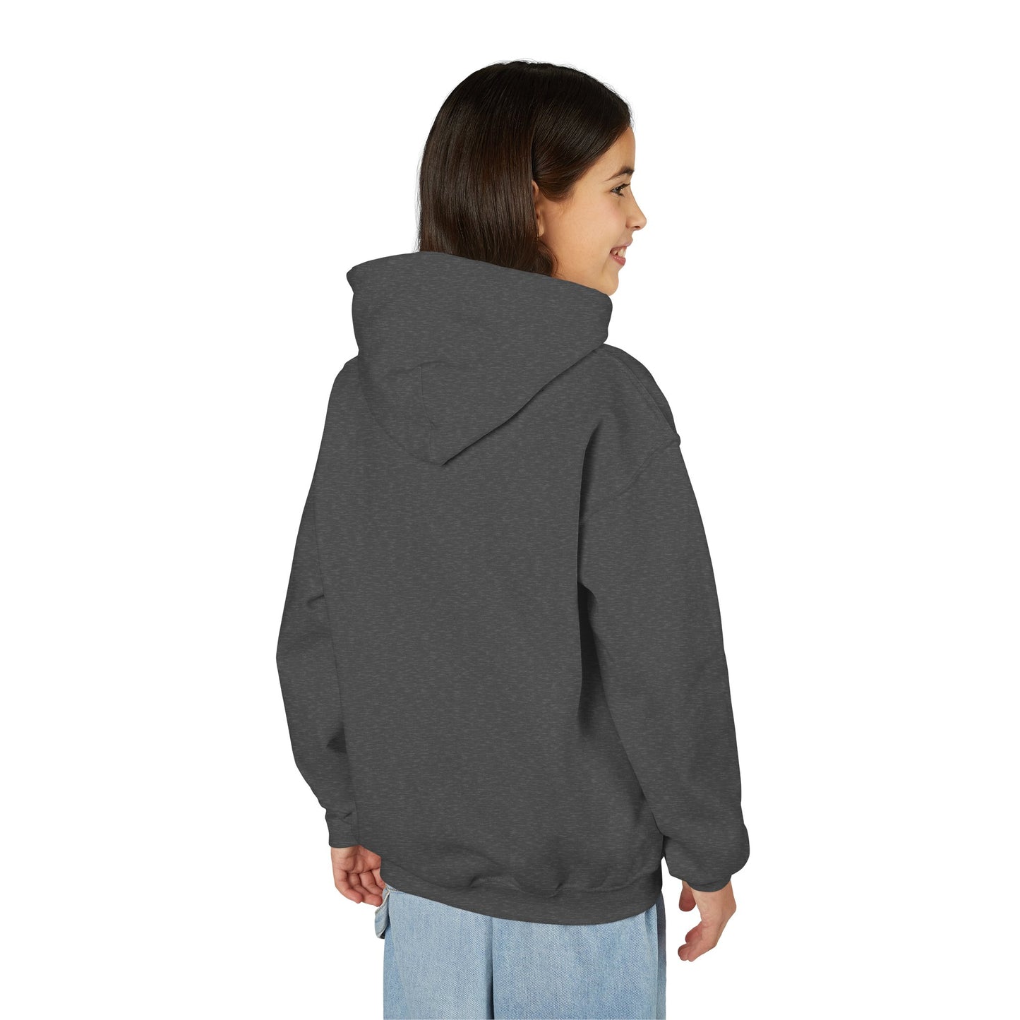 Halloween Cutie Youth Hoodie — Cute Ghost & Jack-O’-Lantern Kids Pullover