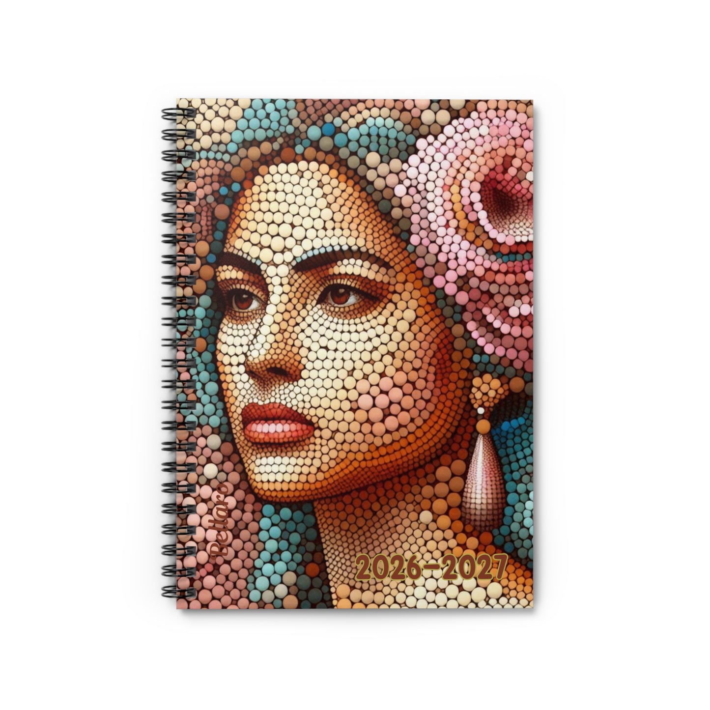 Colorful 2026-2027 Creative Spiral Notebook with Vibrant Artwork