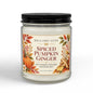 Spiced Pumpkin Ginger Soy Candle  Hand-Poured 9oz Fall Scented Candle