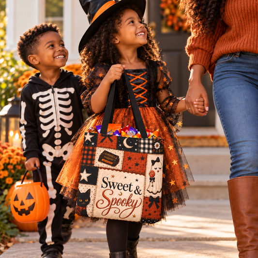 Sweet & Spooky Halloween Tote Bag