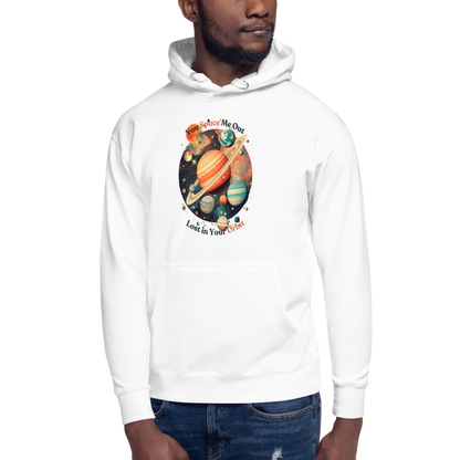 Retro Solar System Hoodie – "You Space Me Out" Unisex Fit