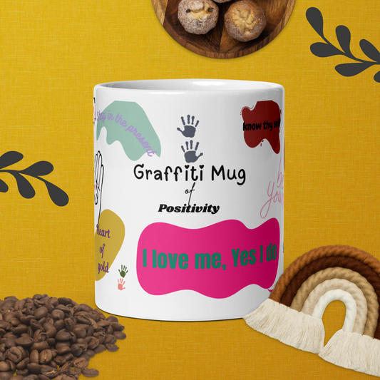 I Love Me Affirmation Mug – Positive Vibes Self-Love Coffee Cup 11oz