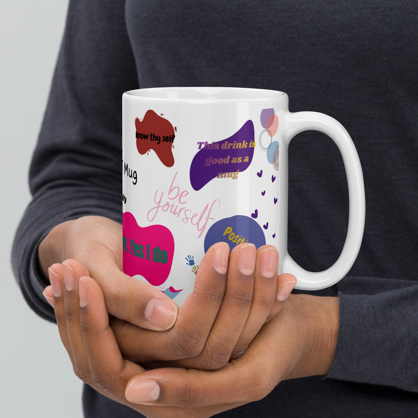 I Love Me Affirmation Mug – Positive Vibes Self-Love Coffee Cup 20oz